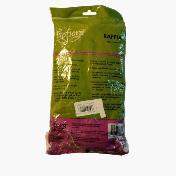 Proflora Natural Raffia Ribbon Strands Craft Floral - Picture 5 of 8